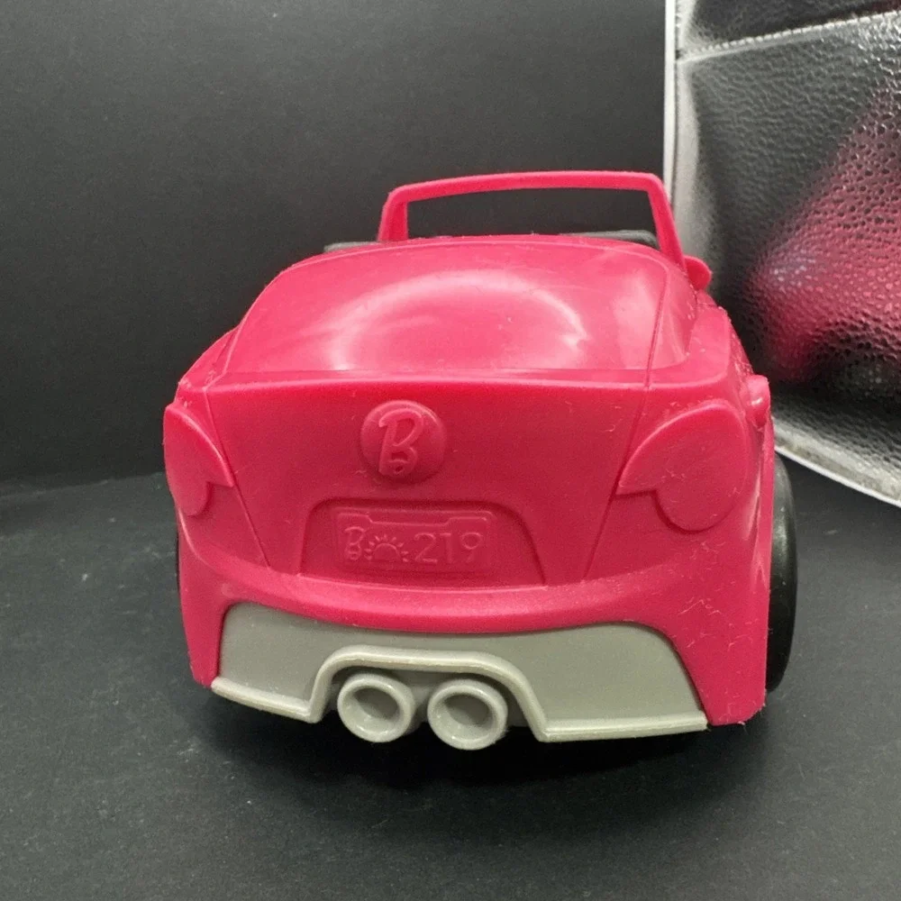 Fisher Price Little People Barbie Pink Convertible Cruiser Car Music & Sounds